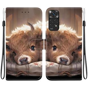 For Redmi Note 11 Global / Note 11S Crystal Texture Colored Drawing Leather Phone Case(Calf)