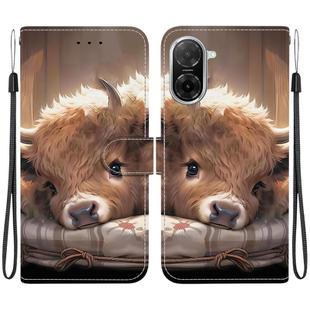 For Redmi A5 4G 173.3mm Crystal Texture Colored Drawing Leather Phone Case(Calf)