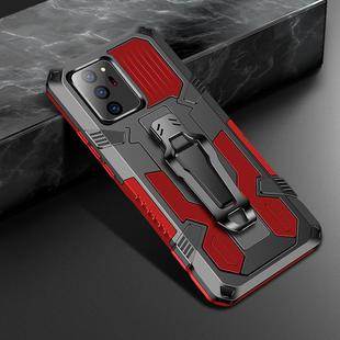 For Samsung Galaxy Note20 Machine Armor Warrior Shockproof PC + TPU Protective Case(Red)