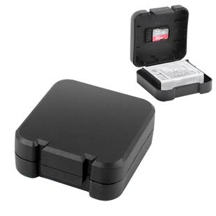 For DJI Osmo Action 5 Pro / 4 Battery & Memory Card Storage Box(Black)