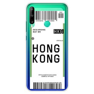 For Huawei P40 Lite E Boarding Card Series Pattern TPU Protective Case(Hong Kong)
