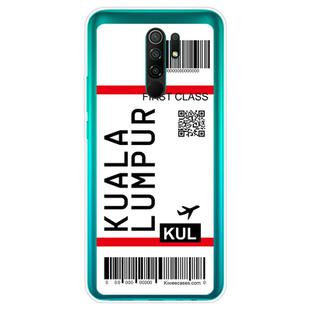 For Xiaomi Redmi 9 Boarding Card Series Pattern TPU Protective Case(Kuala Lumpur)