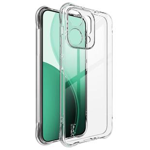 For OPPO Reno14 Global imak Shockproof Airbag TPU Phone Case(Transparent)