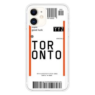 For iPhone 11 Boarding Pass Series TPU Phone Protective Case(Toronto)