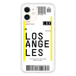 For iPhone 11 Boarding Pass Series TPU Phone Protective Case(Losangeles)