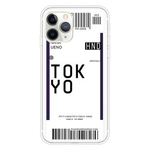 For iPhone 11 Pro Boarding Pass Series TPU Phone Protective Case(Tokyo)
