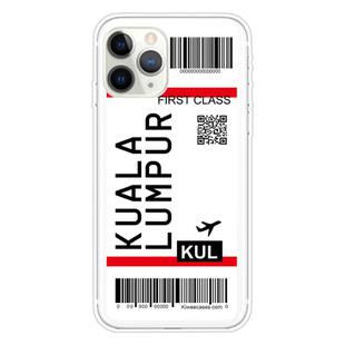 For iPhone 11 Pro Boarding Pass Series TPU Phone Protective Case(Kualalumpur)