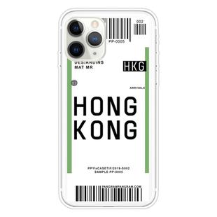 For iPhone 11 Pro Boarding Pass Series TPU Phone Protective Case(Hong Kong)