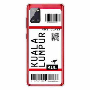 For Samsung Galaxy A51 5G Boarding Pass Series TPU Phone Protective Case(Kuala Lumpur)