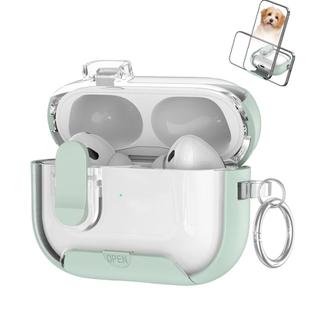 For AirPods Pro 2 Starchain Series PC Earphone Case with Stand(Mint Green)