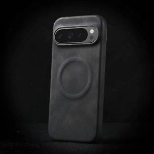 For Google Pixel 9 / Pixel 9 Pro Skin Feel Sheepskin MagSafe Magnetic Phone Case(Black)