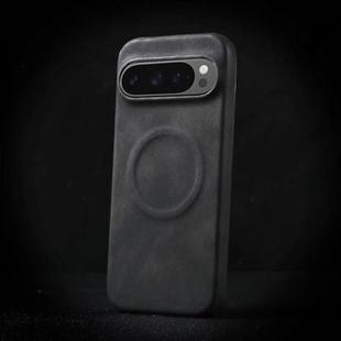 For Google Pixel 9 Pro XL Skin Feel Sheepskin MagSafe Magnetic Phone Case(Black)
