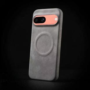 For Google Pixel 7a Skin Feel Sheepskin MagSafe Magnetic Phone Case(Grey)