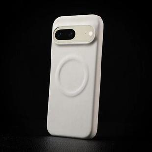 For Google Pixel 7 Skin Feel Sheepskin MagSafe Magnetic Phone Case(White)