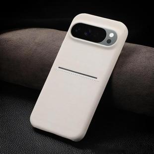 For Google Pixel 10 / Pixel 10 Pro Skin Feel Sheepskin Card Slot Phone Case(White)