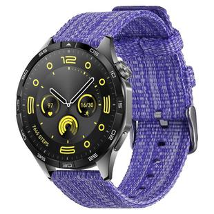 22mm xDfind Nylon Canvas Watch Band(Dark Purple)