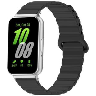 18mm xDfind Loop Magnetic Glossy Silicone Watch Band(Black)