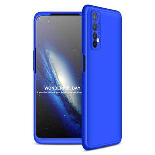 For OPPO Realme 7 GKK Three Stage Splicing Full Coverage PC Protective Case(Blue)
