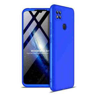 For Xiaomi Redmi 9C GKK Three Stage Splicing Full Coverage PC Protective Case(Blue)