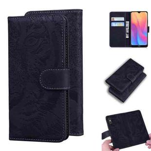 For Xiaomi Redmi 8A Tiger Embossing Pattern Horizontal Flip Leather Case with Holder & Card Slots & Wallet(Black)