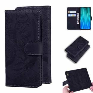 For Xiaomi Redmi Note 8 Pro Tiger Embossing Pattern Horizontal Flip Leather Case with Holder & Card Slots & Wallet(Black)