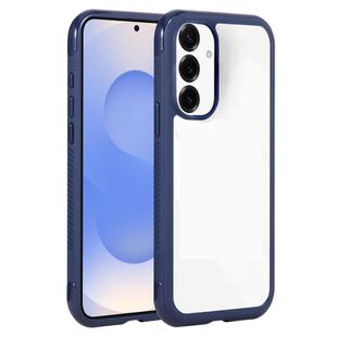 For Samsung Galaxy S25+ / S24+ 5G Solid Color Edge Transparency Acrylic TPU Phone Case(Royal Blue)