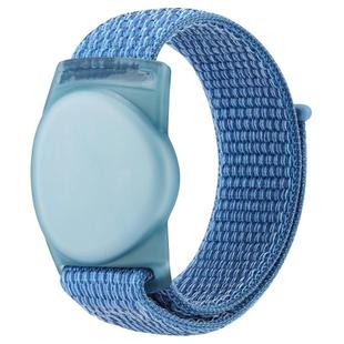 For Huawei Tag xDfind Nylon Hook and Loop Fastener Watch Band Style Anti-lost Tracker Protective Cover(Cape Blue)