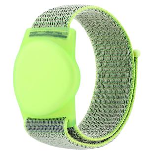 For Huawei Tag xDfind Nylon Hook and Loop Fastener Watch Band Style Anti-lost Tracker Protective Cover(Green)