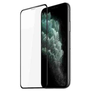 For iPhone 11 Pro Max DUX DUCIS 0.33mm 9H Medium Alumina HD Full Screen Tempered Glass Film(Black)