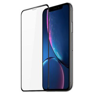 For iPhone XR DUX DUCIS 0.33mm 9H Medium Alumina HD Full Screen Tempered Glass Film(Black)