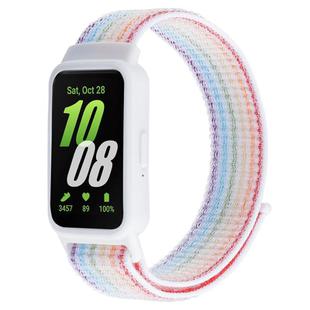 For Samsung Galaxy Fit 3 xDfind Watch Frame Integrated Nylon Hook and Loop Fastener Watch Band(Seven Colors)