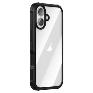 For iPhone 17 Double-sided Plastic Glass Phone Protective Case(Black)