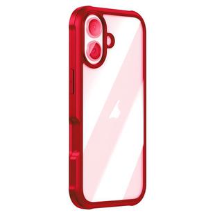 For iPhone 17 Double-sided Plastic Glass Phone Protective Case(Red)