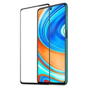 For Xiaomi Redmi Note 9 Pro & 9S DUX DUCIS 0.33mm 9H Medium Alumina HD Full Screen Tempered Glass Film(Black)