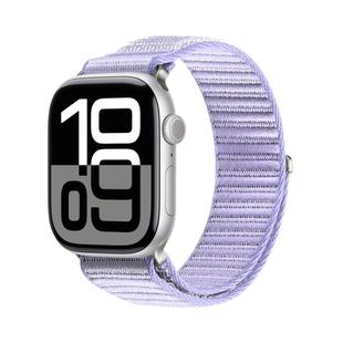 For Apple Watch 46mm / 49mm / 45mm / 44mm DUX DUCIS YE Series Nylon Woven Watch Strap(Purple)