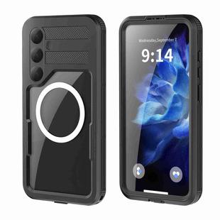 For Samsung Galaxy S25+ 5G RedPepper IP68 Waterproof Triple-proof MagSafe Phone Case(Black)