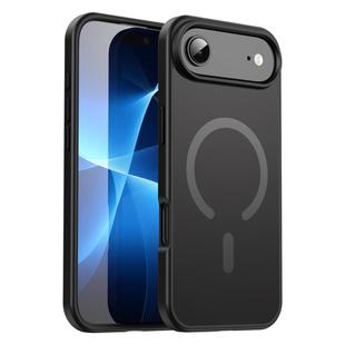For iPhone 17 Air Fanying Series PC Hybrid TPU Translucent Frosted MagSafe Phone Case(Black)