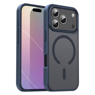For iPhone 17 Pro Fanying Series PC Hybrid TPU Translucent Frosted MagSafe Phone Case(Cyan Blue)