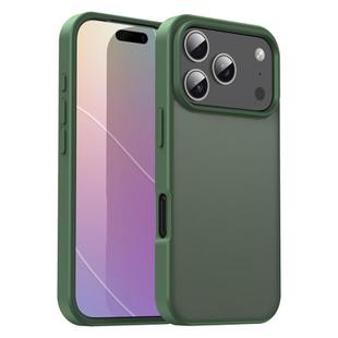 For iPhone 17 Pro Fanying Series PC Hybrid TPU Translucent Frosted Phone Case(Olive Green)