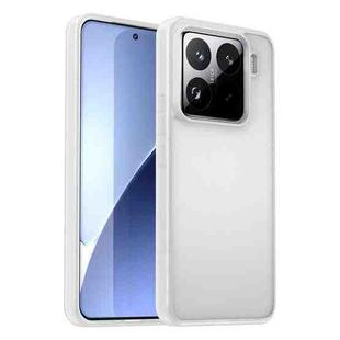 For Xiaomi 15 Pro Fanying Series PC Hybrid TPU Translucent Frosted Phone Case(Matte White)