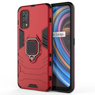 For OPPO Realme X7 PC + TPU Shockproof Protective Case with Magnetic Ring Holder(Red)