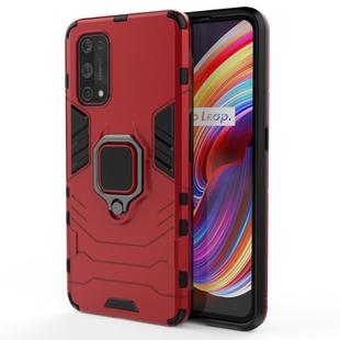 For OPPO Realme X7 Pro PC + TPU Shockproof Protective Case with Magnetic Ring Holder(Red)