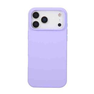 For iPhone 17 Pro Max Liquid Silicone Phone Case(Purple)