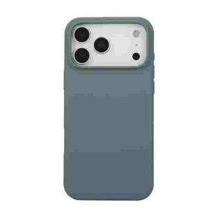 For iPhone 17 Pro Max Liquid Silicone Phone Case(Pine Needle Green)