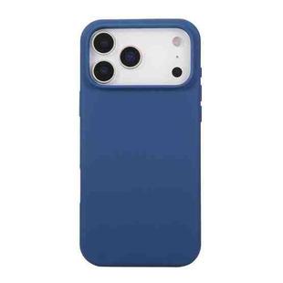For iPhone 17 Pro Max Liquid Silicone Phone Case(Blue)