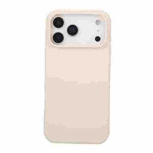 For iPhone 17 Pro Max Liquid Silicone Phone Case(Antique White)
