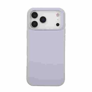 For iPhone 17 Pro Max Liquid Silicone Phone Case(Blue Grey)