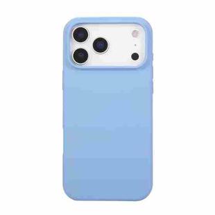 For iPhone 17 Pro Max Liquid Silicone Phone Case(Azure Blue)