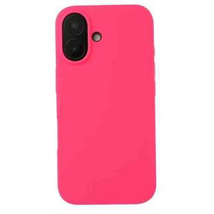 For iPhone 17 Liquid Silicone Phone Case(Brilliant Pink)