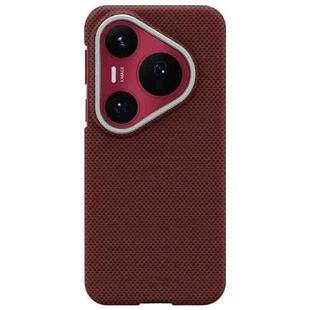 For Huawei Pura 80 Pro 5G Nanofiber MagSafe Magnetic Phone Case(Red)